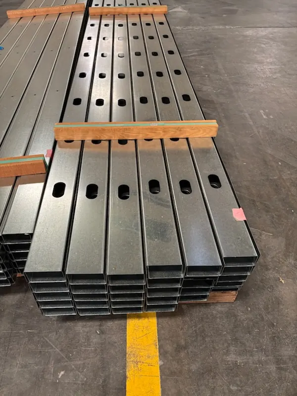 Bundled cold-formed steel studs produced on the NonCombustibles roll former